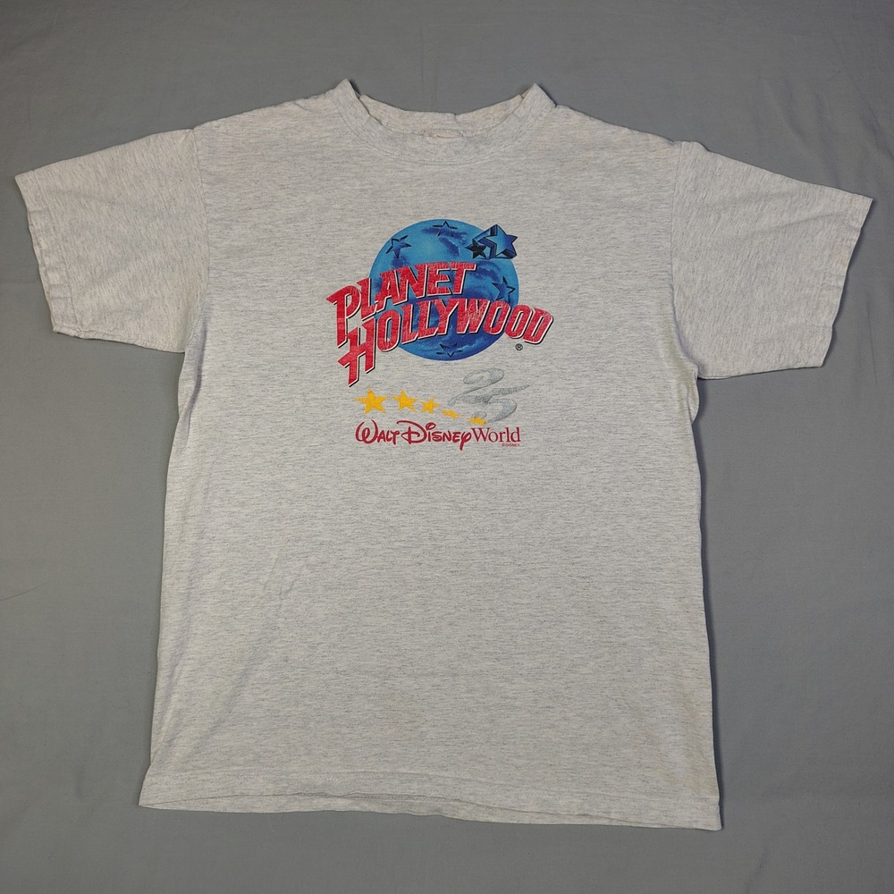 Vintage Planet Hollywood Walt Disney World 25th Anniversary Shirt Mens Medium - Picture 2 of 14